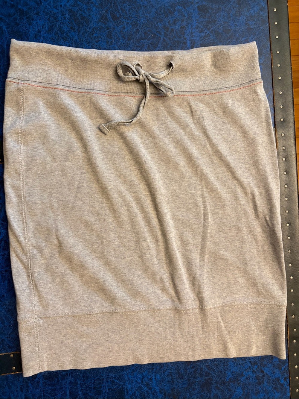Tommy Hilfiger Heather Gray Drawstring Mini Skirt